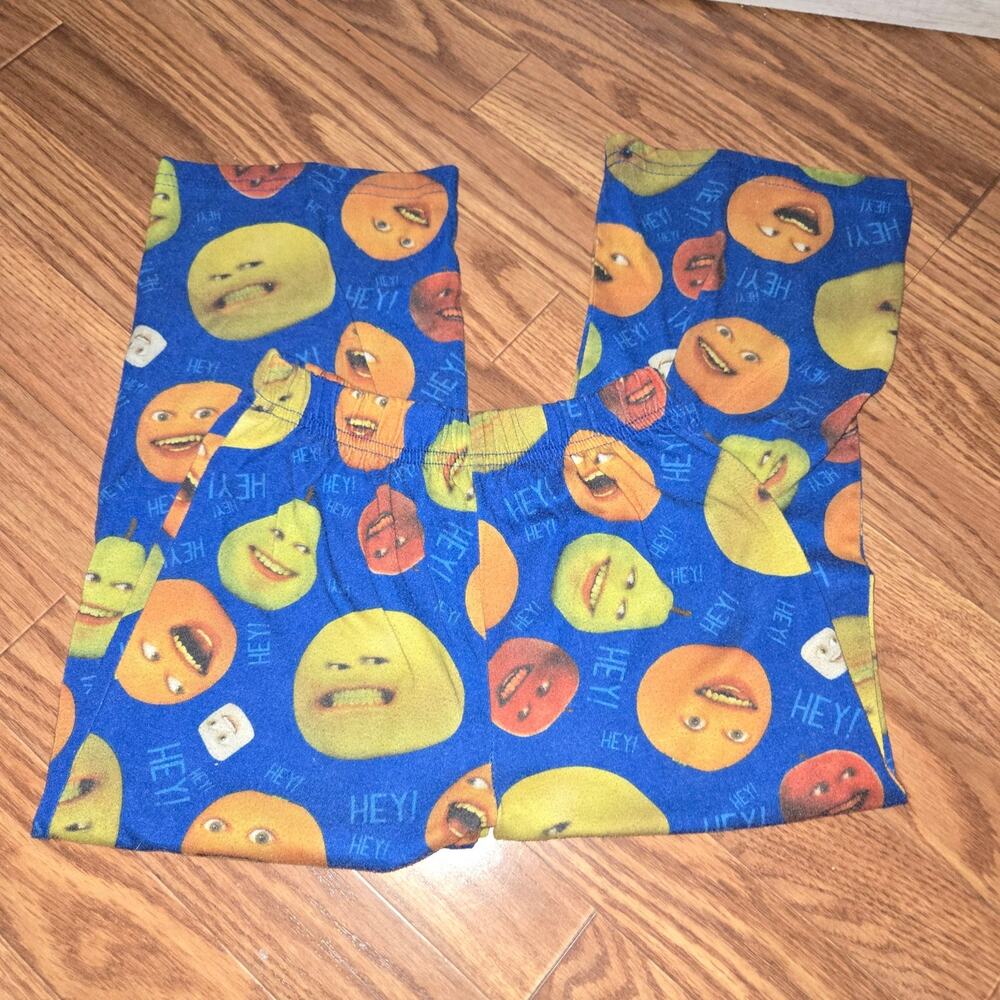 Annoying Orange Kids Boys 6/7 Pajama Pants Small Y2K